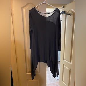 Long sleeve dress, lace back